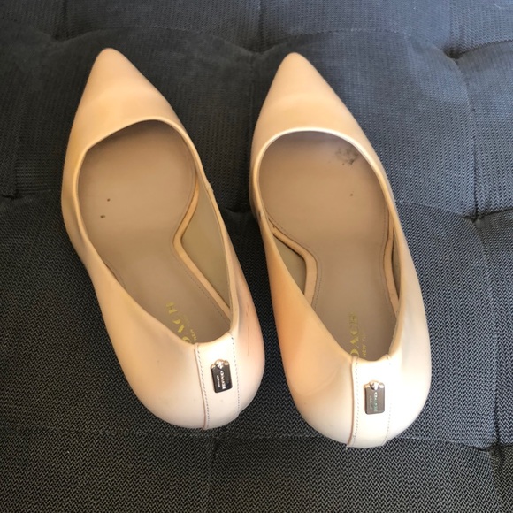 Coach Nude Patent Leather Heels - Picture 5 of 8